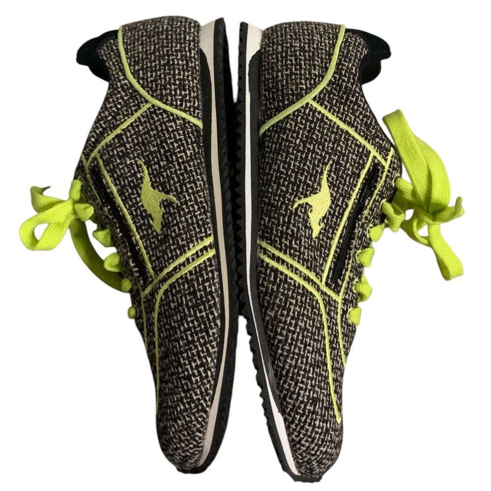 New without Box Black Neon Green Size 9.5 Lotus-One KangaRoos Lace Up Sneaker